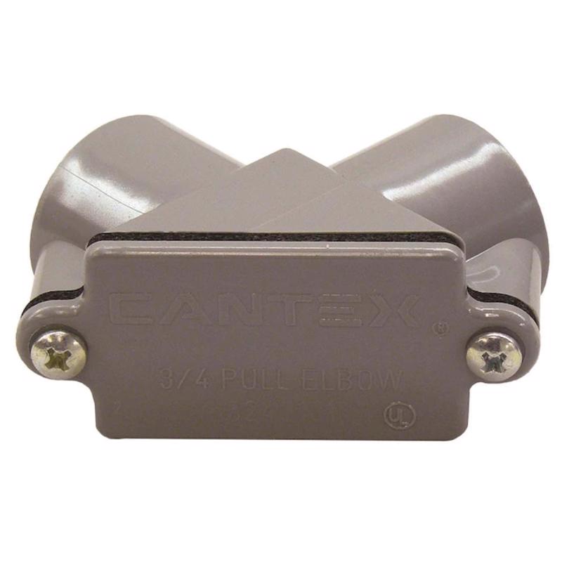Cantex 3/4 in. D PVC Pull Elbow For PVC 1 pk