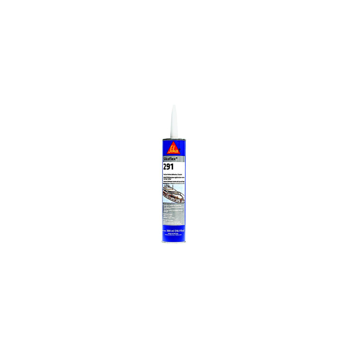 Sikaflex 90923 291 Marine Polyurethane Adhesive / Sealant, Black, 10.3 oz. cartridge