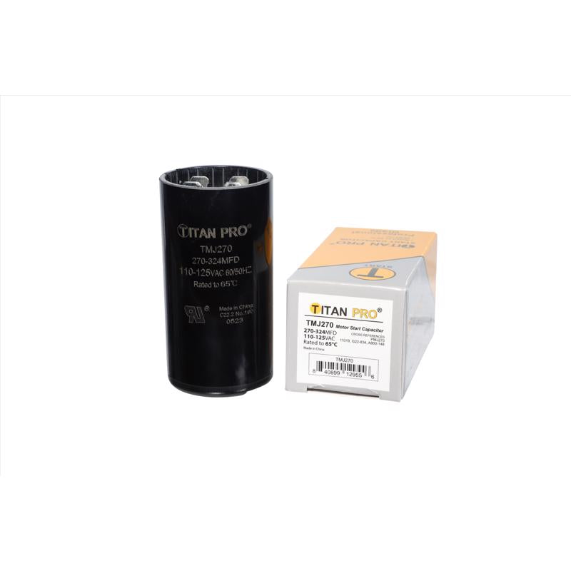 Titan Pro 270-324 MFD 125 V Round Start Capacitor