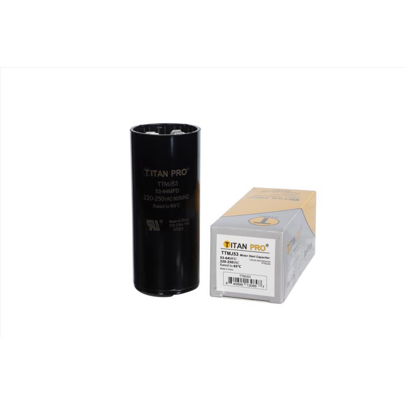 Titan Pro 53-64 MFD 250 V Round Start Capacitor