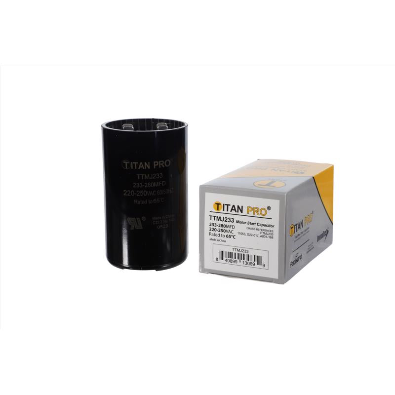 Titan Pro 233-280 MFD 250 V Round Start Capacitor