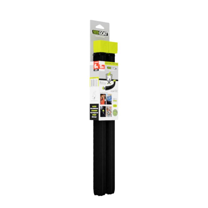 Twisted Goat 72 in. L Black Twist Ties 2 pk