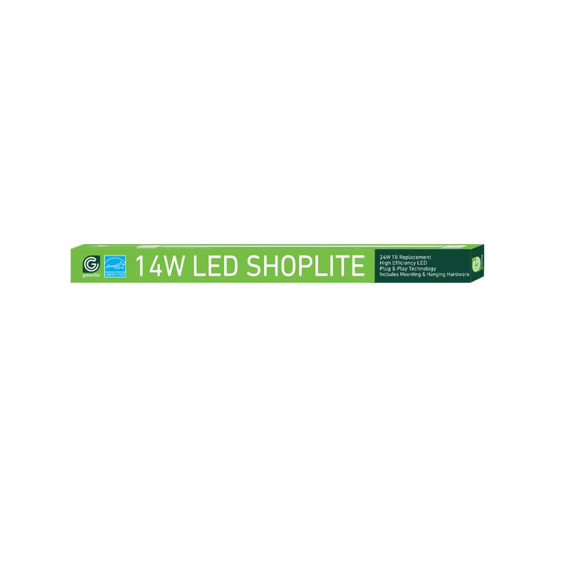 Greenlite 30 in. 2-Light pk 14 W LED Shop Light