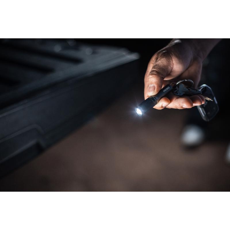 NEBO Columbo 100 lm Black/Gray LED Keychain Light AAA Battery