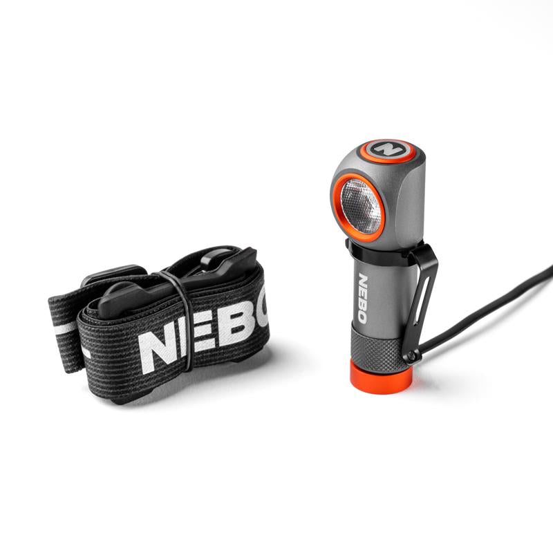 NEBO Einstein 600 lm Black/Gray LED Head Lamp