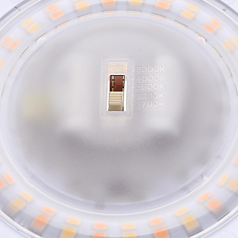 Westinghouse Color Changing Technology 1.25 in. H X 7.5 in. W X 7.5 in. L Frost Black Ceiling Fixtur
