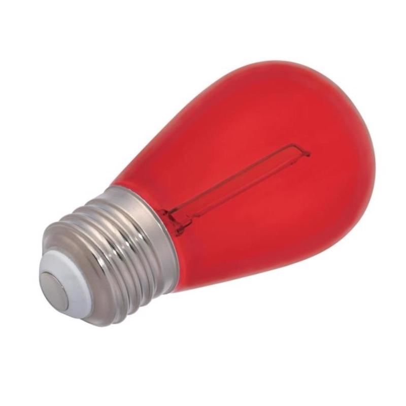 Westinghouse Edison Style S14 E26 (Medium) LED Bulb Red 40 Watt Equivalence 1 pk