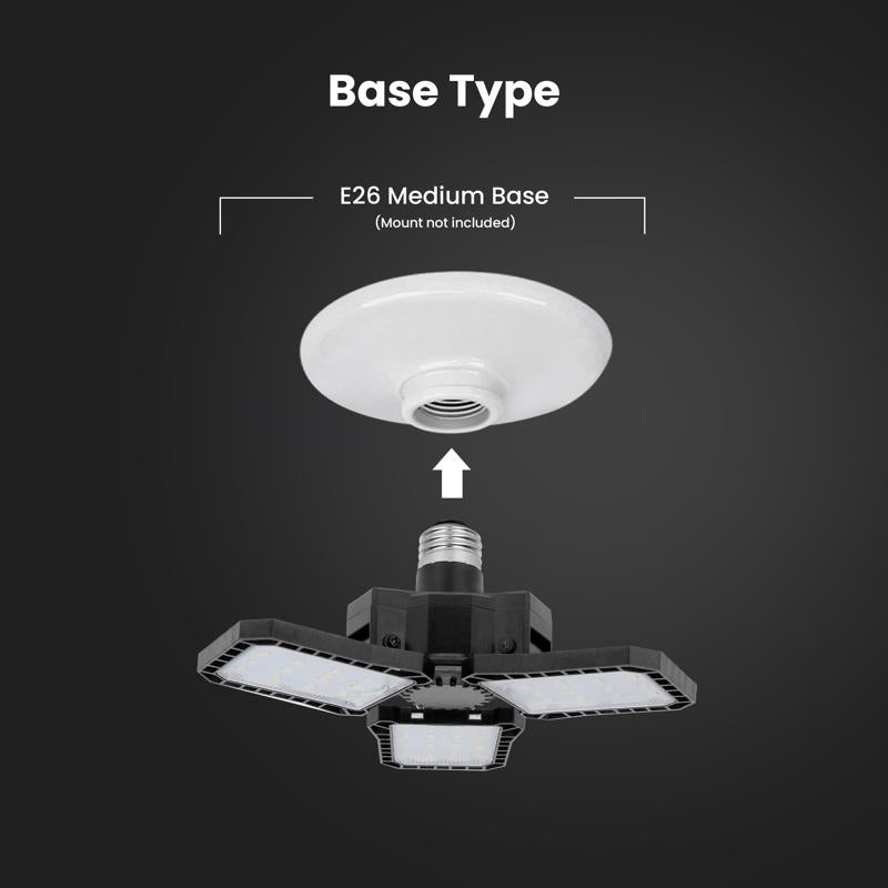 Feit ED28 E26 (Medium) LED Garage Bulb Daylight 250 Watt Equivalence 1 pk, Pack of 15