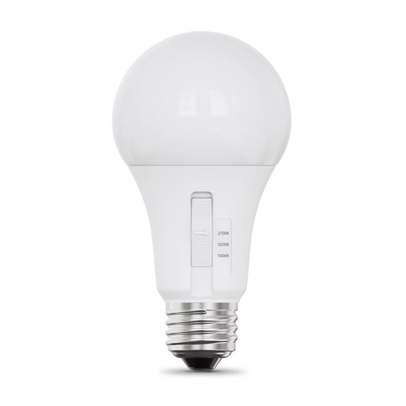 Feit A19 E26 (Medium) LED Bulb Adjustable White 60 Watt Equivalence 24 pk, Pack of 2