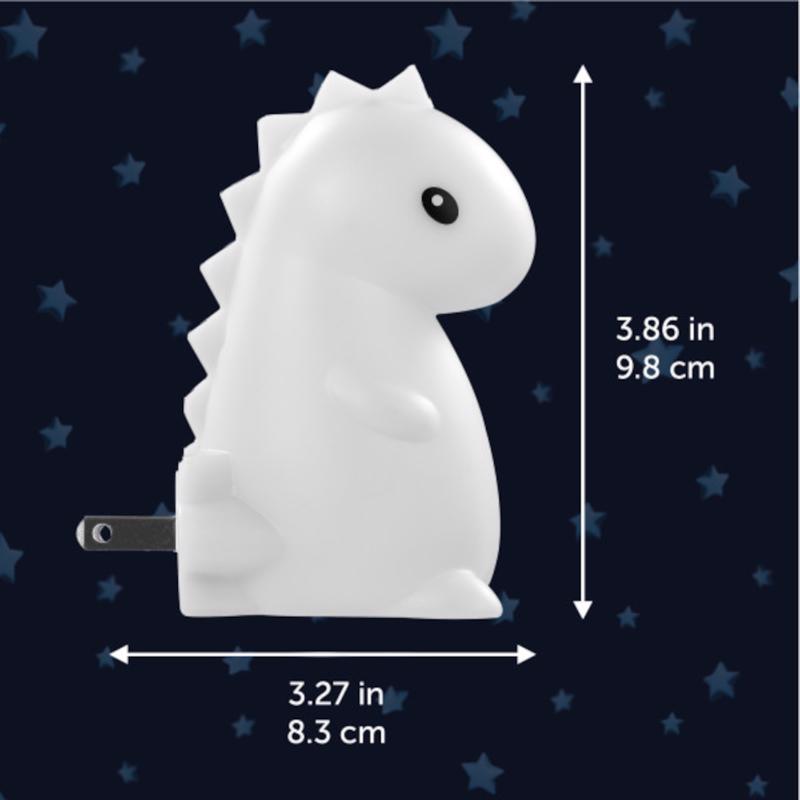 Globe Electric Automatic/Manual Plug-in Dinosaur LED Night Light
