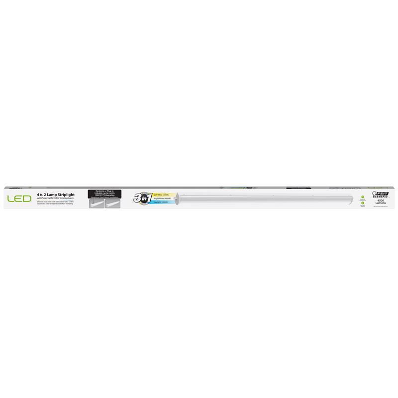 Feit 48 in. L White Hardwired LED Strip Light 4500 lm
