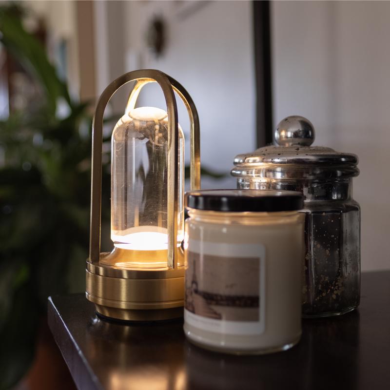 Bristol 7 in. Gold Gold Table Lamp