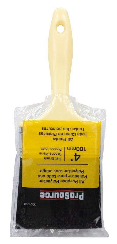 ProSource OR 3175 0400 Pain Wt Brush, 4 in W, Flat Sash, Polyester