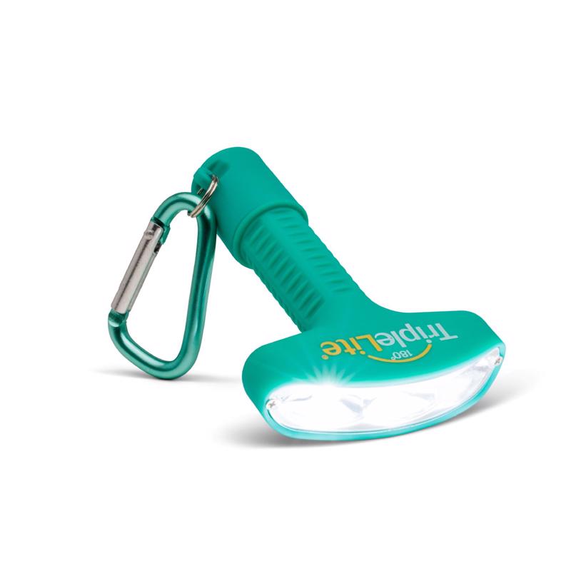 TripleLite 50 lm Teal LED Flashlight AAA Battery