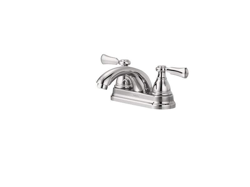 Peerless Elmhurst Series P2465LF Centerset Bath Faucet, 1 gpm, 2-Faucet Handle, 3-Faucet Hole, Chrome Plated