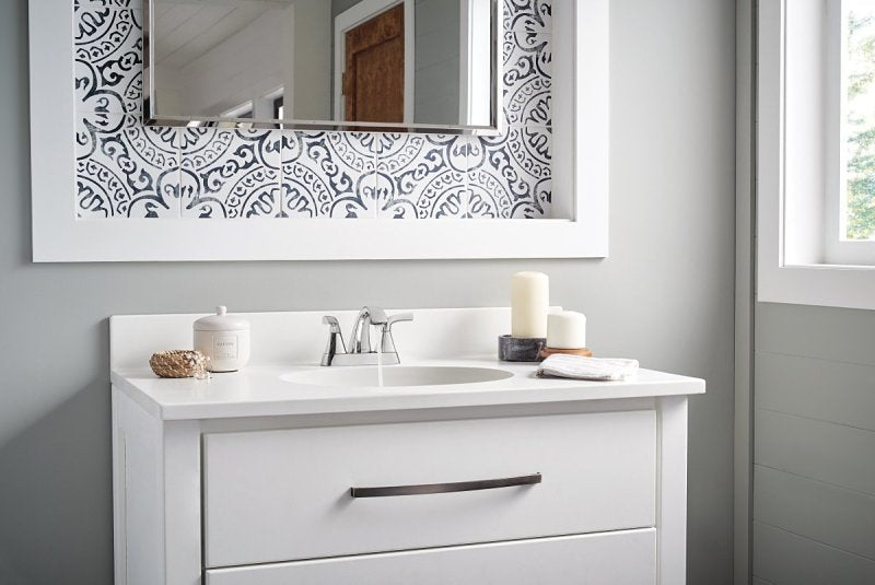 Peerless Parkwood Series P2535LF Centerset Lavatory Faucet, 1 gpm, 2-Faucet Handle, 3-Faucet Hole, Zinc, Chrome