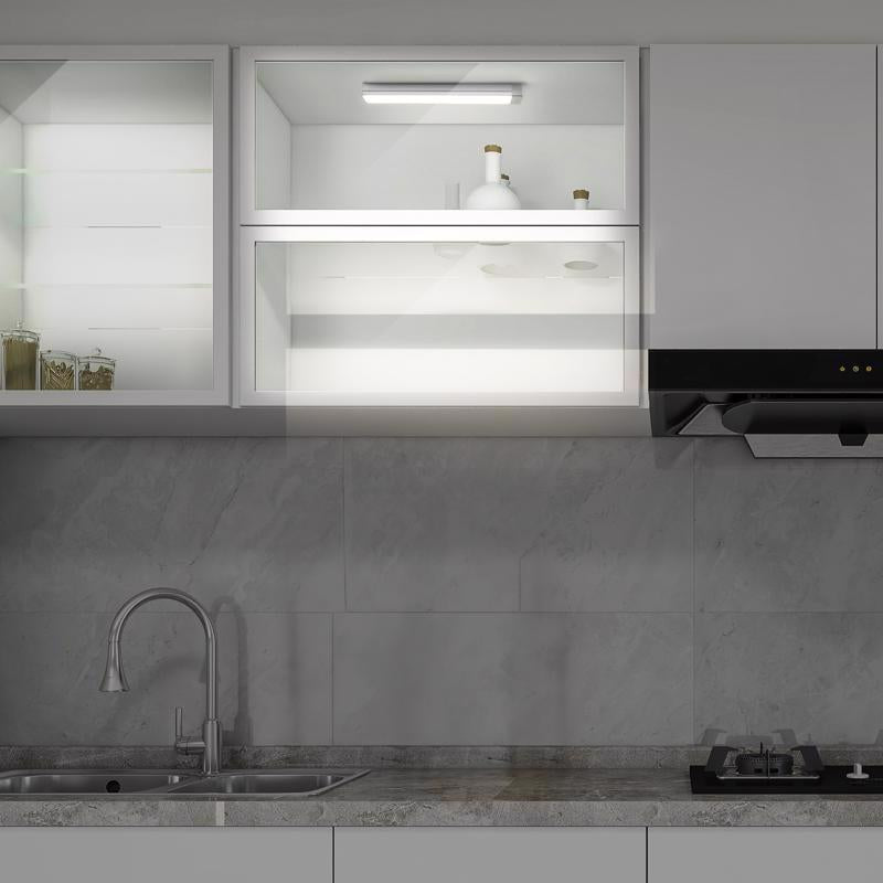 Feit 12.5 in. L White Battery Powered LED Under Cabinet Light Strip 320 lm