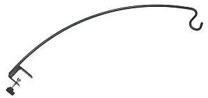 Stokes Select 38015 Clamp-On Deck Hook, Steel, Black, Powder-Coated