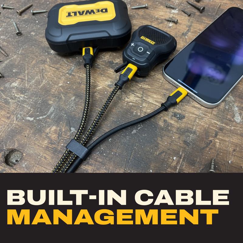 Dewalt USB-C to USB-C 3-in-1 Cable 6 ft.