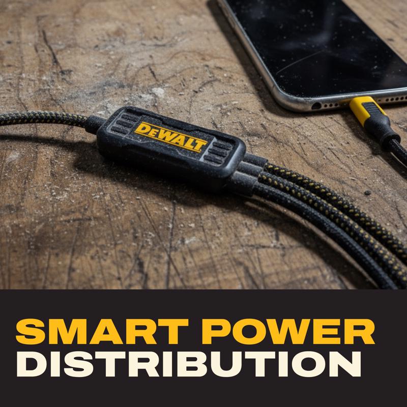 Dewalt USB-C to USB-C 3-in-1 Cable 6 ft.