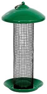 Stokes Select 38116 Wild Bird Feeder, 13 in H, 1.3 qt, Green, Powder-Coated, Hanging Mounting
