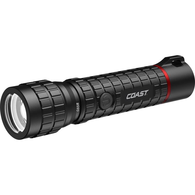 Coast 1500 lm Black LED Rechargeable Rechargeable Flashlight 2000mAh Battery