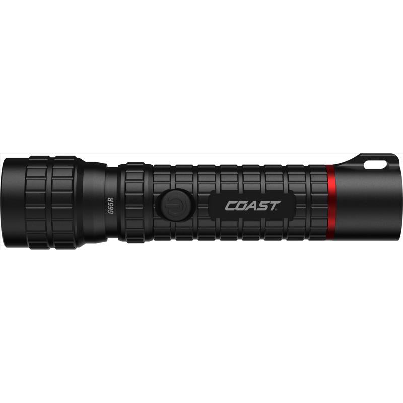 Coast 1500 lm Black LED Rechargeable Rechargeable Flashlight 2000mAh Battery