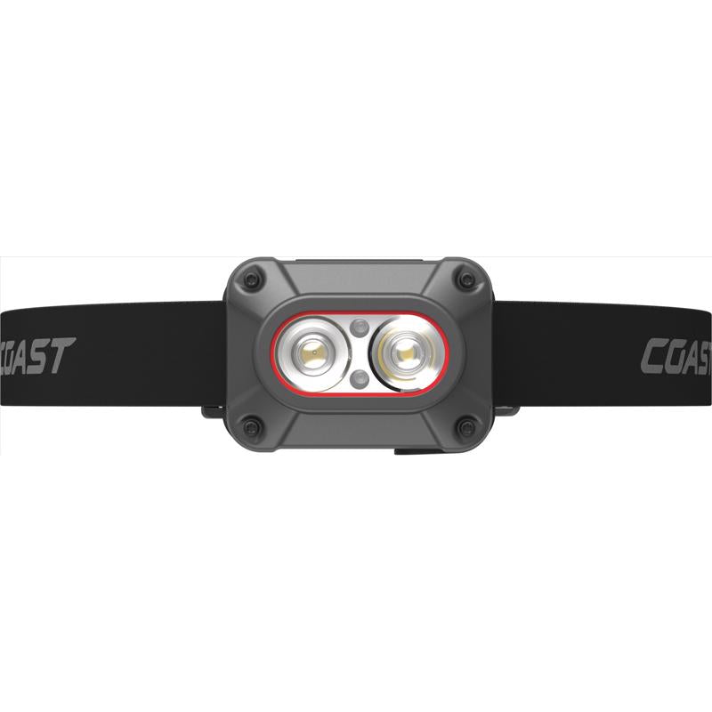 Coast FLX10R 1000 lm Black/Gray LED Rechargeable Head Lamp