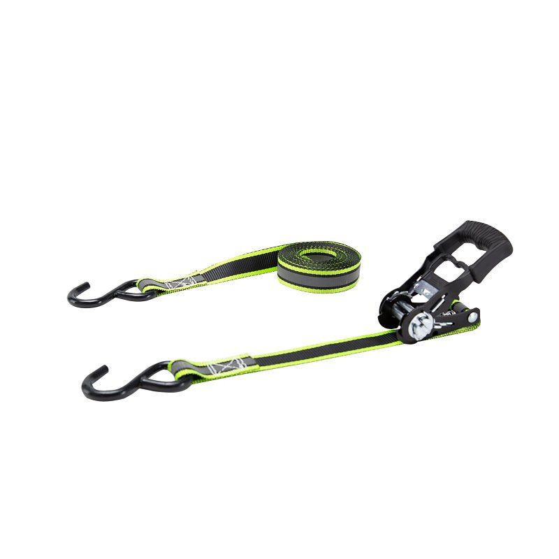 ProSource FH-013 Ratchet Tie-Down Strap Set, Reflective