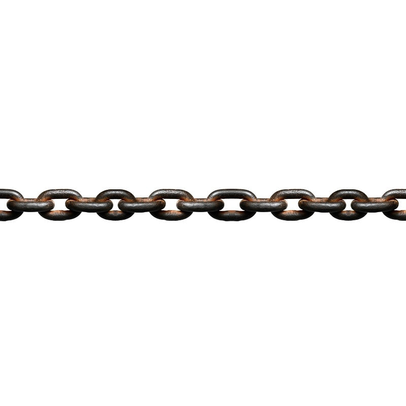 Baron HT4338P High-Test Chain, 3/8 in, 63 ft L, 5400 lb Working Load, 43 Grade