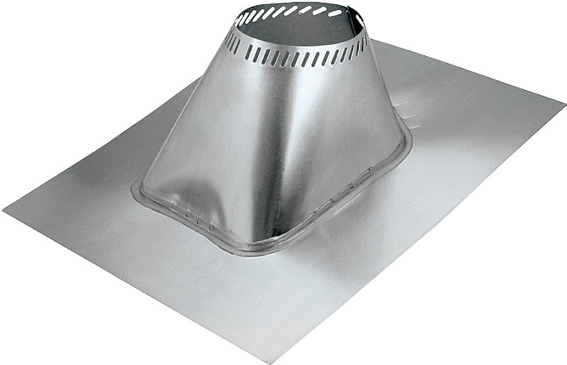 Selkirk SURE-TEMP Premium Series 206835 Roof Flashing, 40-3/4 in OAL, 24 in OAW, 6 in Pipe, Aluminum