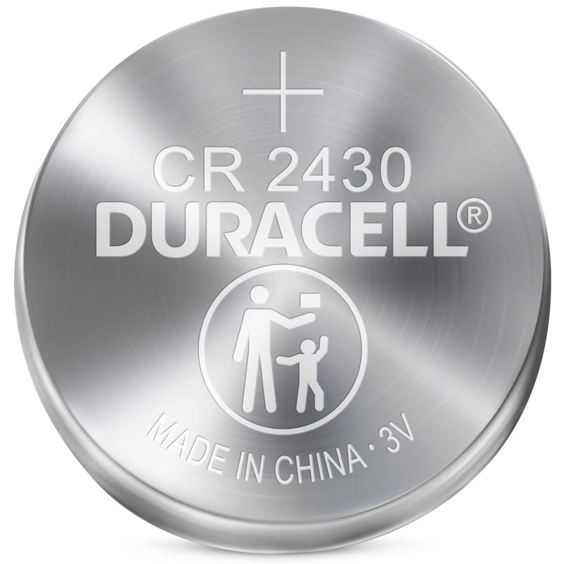 Duracell Lithium Coin 2430 3 V 285 mAh Medical Battery 1 pk, Pack of 6