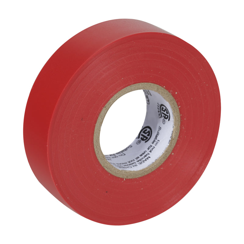 Duck Professional Grade 3/4 in. W X 66 ft. L Red Vinyl Electrical Tape, Pack of 12