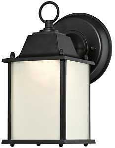 Westinghouse 6107500 Wall Lantern, 9 W, LED Lamp, 800 Lumens, 3000 K Color Temp, Black Fixture, Textured Fixture