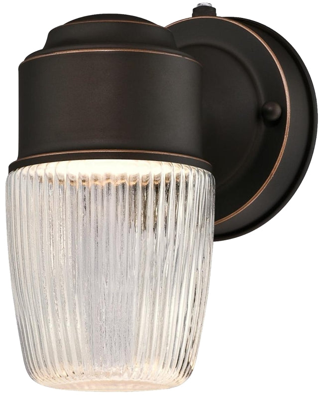 Westinghouse 6106900 Wall Fixture with Dusk-to-Dawn Sensor, 6 W, 120 V, LED, 600 Lumens, 3000 K, Metal