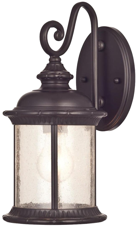 Westinghouse New Haven Series 6230600 Outdoor Wall Lantern, Steel, Oil-Rubbed Bronze