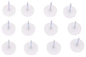 ProSource FE-50302-PS Furniture Glide, Plastic, White, White, 3/4 x 3/4 x 15/16 in Dimensions