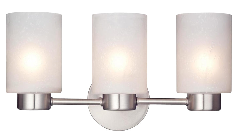 Westinghouse Sylvestre Series 6227900 Wall Fixture, 120 V, 3 -Lamp, Incandescent, LED Lamp, Metal Fixture