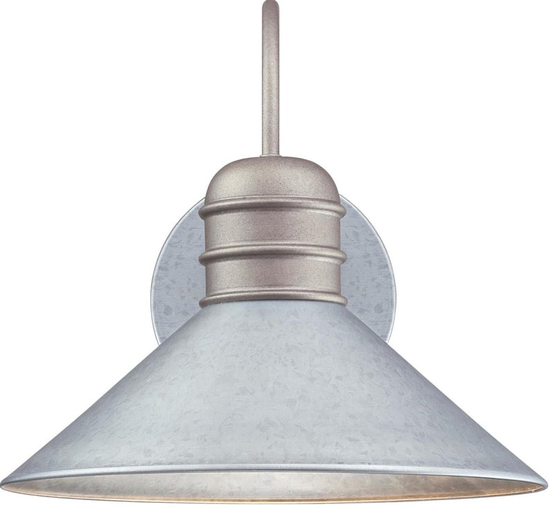 Westinghouse Watts Creek Series 63609 Wall Fixture, Incandescent, LED, Steel, Galvanized