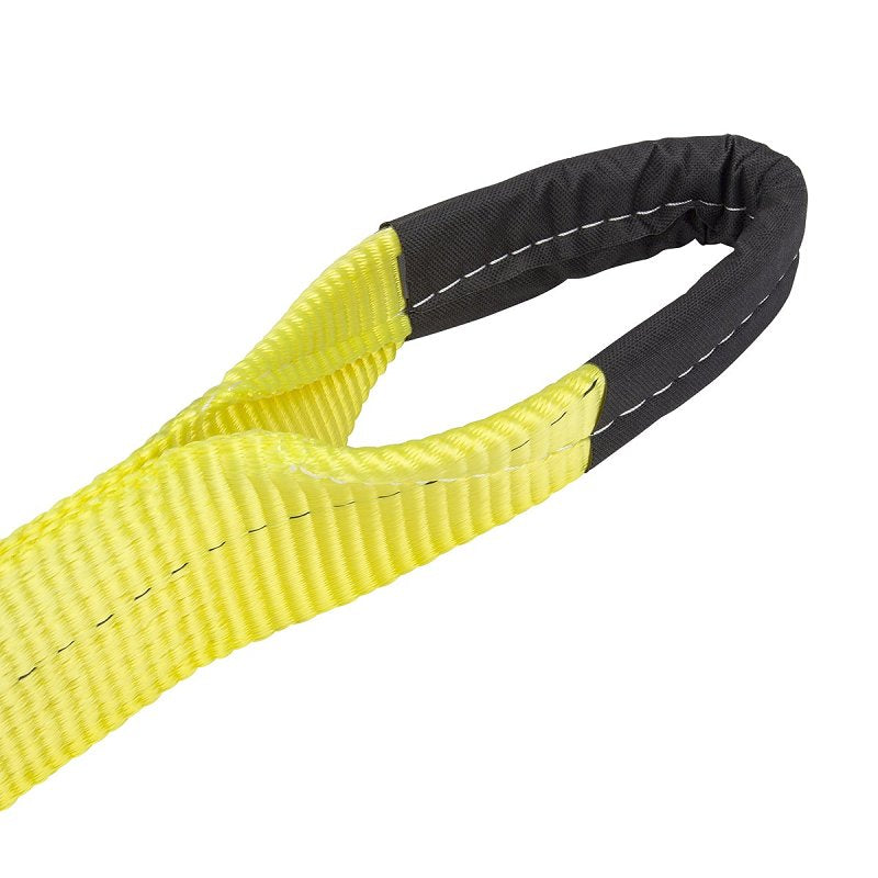 SmartStrap 832 Recovery Strap, 7500 lb, 3 in W, 30 ft L, Loop End, Nylon, Yellow