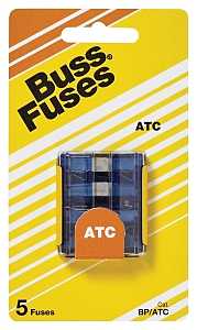 Bussmann BP/ATC-40-RP Automotive Fuse, 1 kA Interrupt, Blade Fuse, 32 VDC, Orange