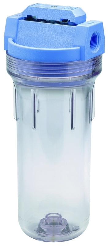 Culligan HF-360 Sediment Water Filter Housing, Buna-N/EPDM, Clear Blue