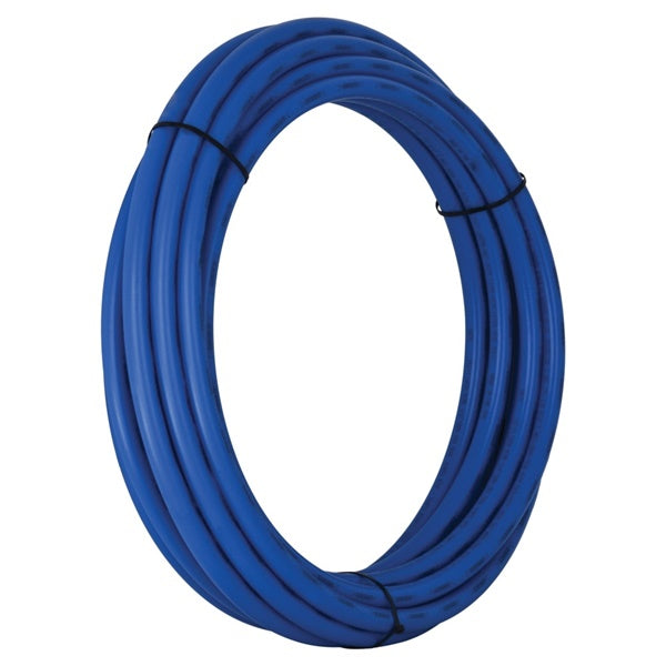 SharkBite U860B100 Pipe Tubing, 1/2 in, PEX-B, Polyethylene, Blue, 100 ft L