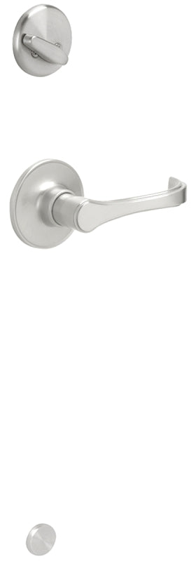 Schlage J Series JH59TOR619 Handleset Interior Trim, 3 Grade, Mechanical Lock, Metal, Satin Nickel, Lever Handle