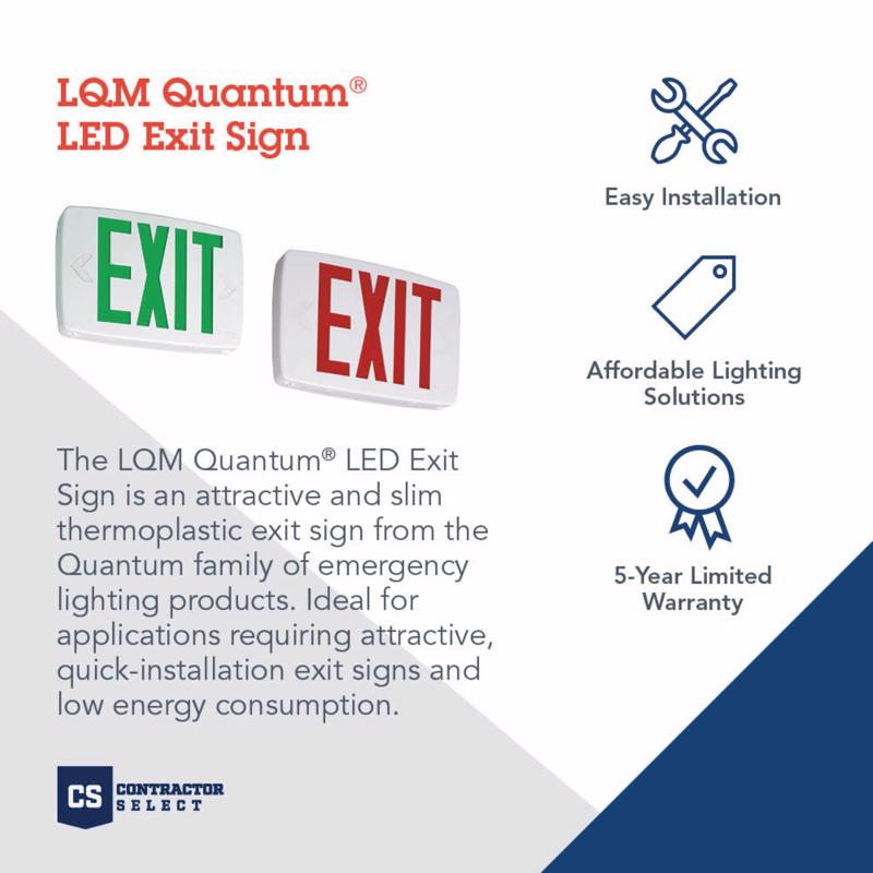 Exit LED Indoor Illuminated Sign