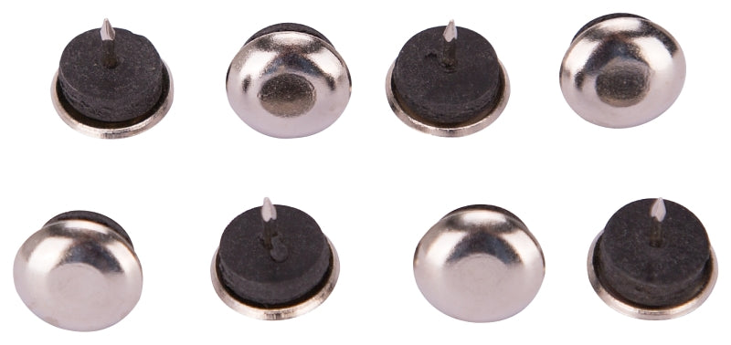 ProSource FE-50411-PS Furniture Glide, Metal, Nickel-Plated, Nickel-Plated, 3/4 x 3/4 x7/8 in Dimensions