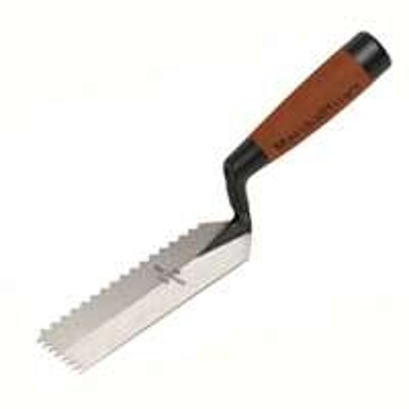 Marshalltown 52VND Margin Trowel, 5 in L Blade, 2 in W Blade, DuraSoft Handle, Steel Blade