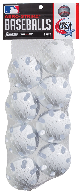 Franklin Sports 19885A Base Ball, 70 mm Dia, Plastic