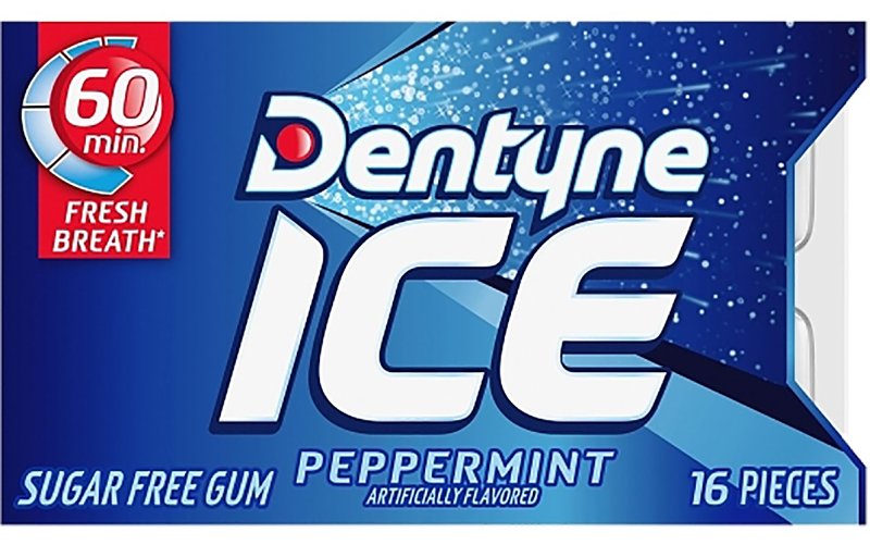 Dentyne 551530 Gum, Peppermint, 9 Count Pack, Pack of 9