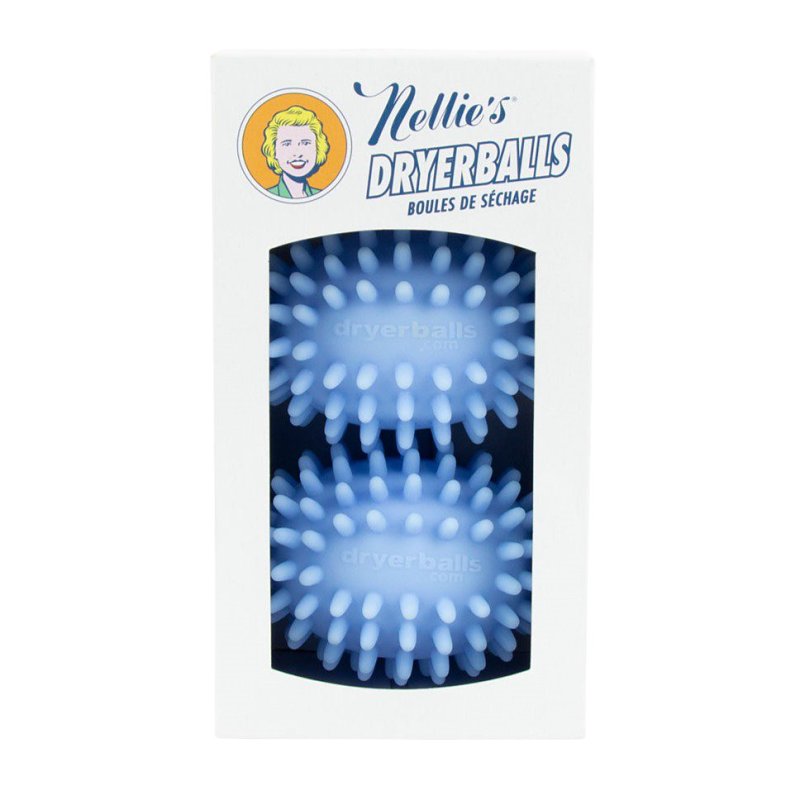 Nellie's NDB-E Fabric Softener Dryer Ball, TPR, Blue
